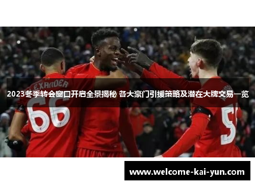 2023冬季转会窗口开启全景揭秘 各大豪门引援策略及潜在大牌交易一览 2023冬季转会窗口开启全景揭秘 各大豪门引援策略及潜在大牌交易一览